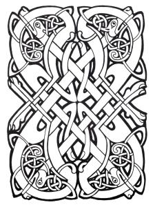 Coloriage art celtique 39