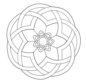 Coloriage d'Art Celtique à imprimer pour adultes : Art-celtique-45