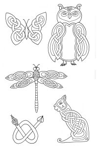 Coloriage d'Art Celtique à imprimer pour adultes : Art-celtique-48