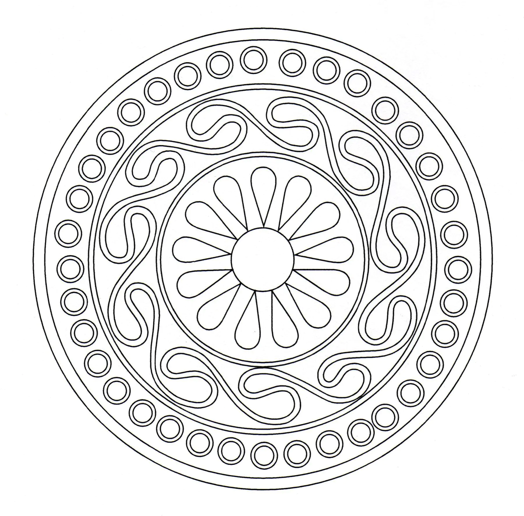 Art celtique - 14 (Coloriage à imprimer pour adultes)