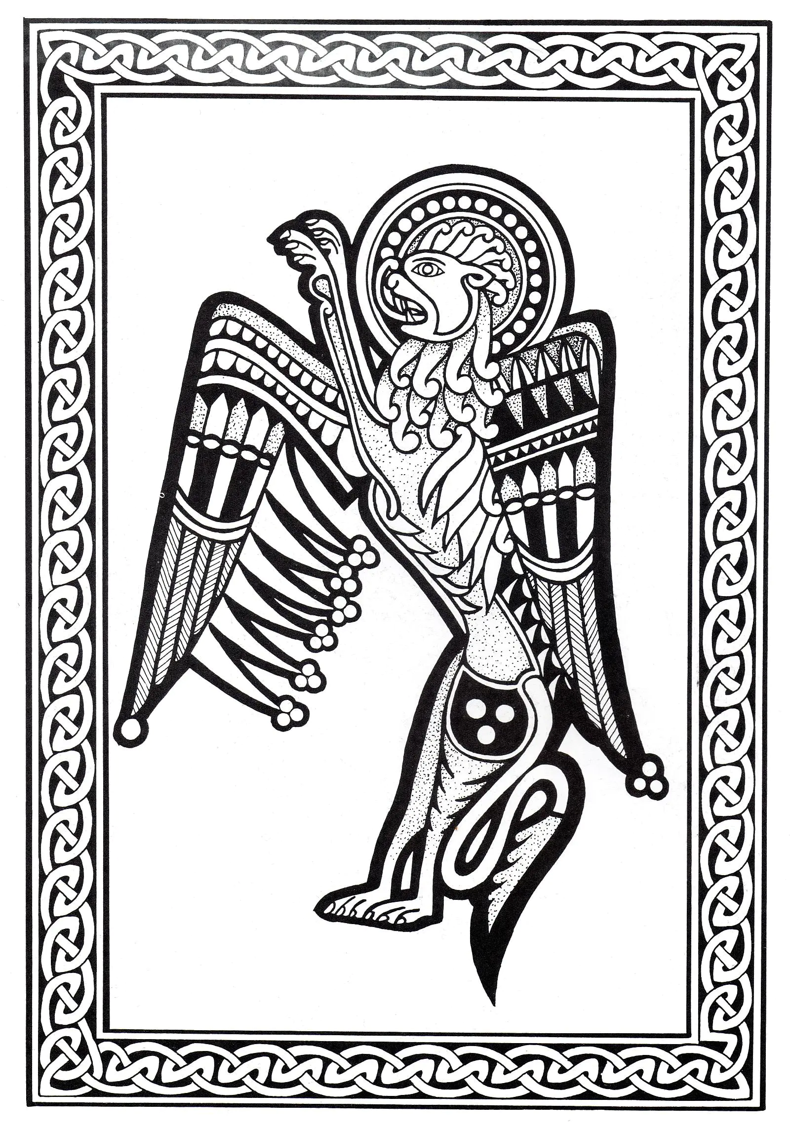 Art celtique - 33 (Coloriage à imprimer pour adultes)