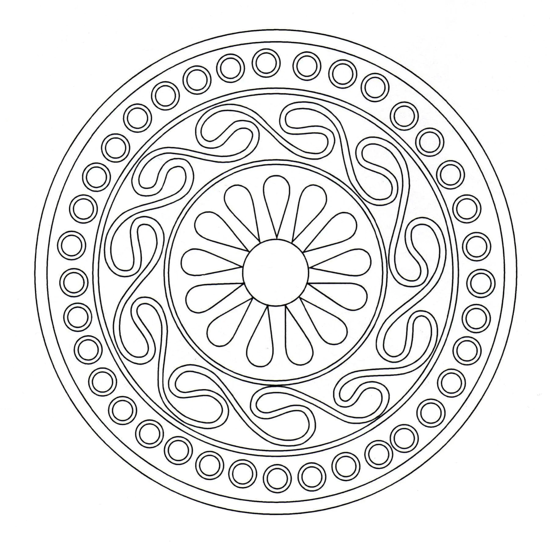 Art celtique - 57 (Coloriage à imprimer pour adultes)