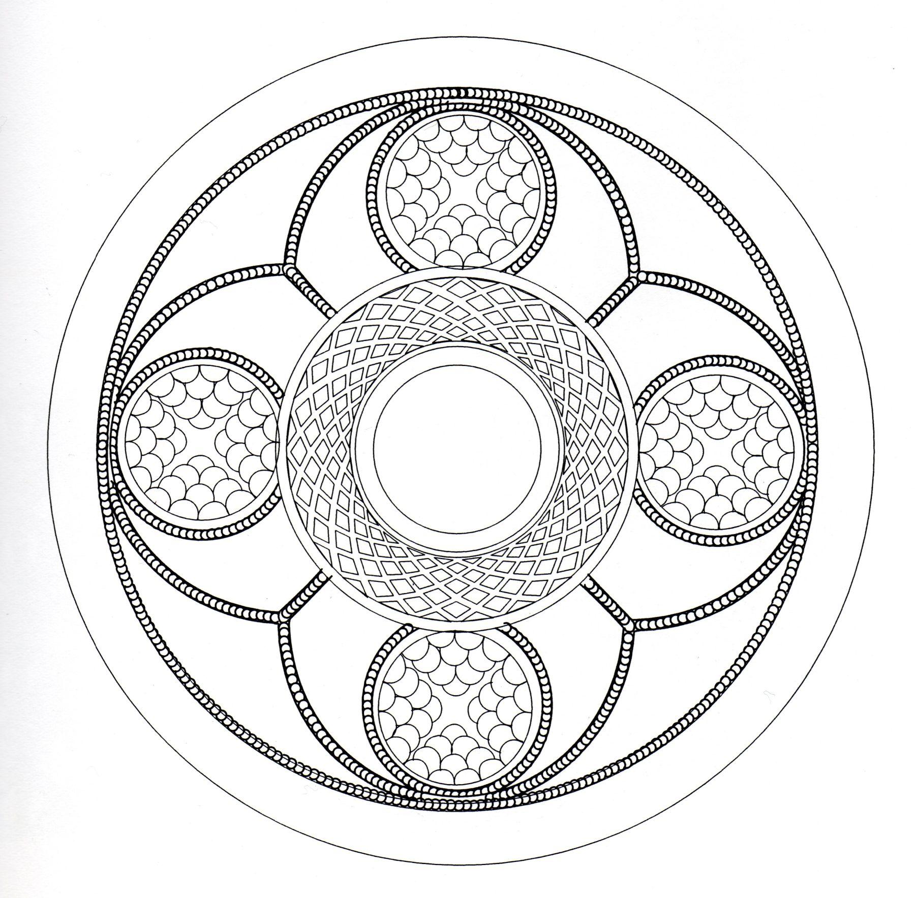 Art celtique ressemblant à un Mandala