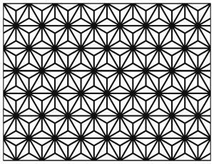Coloriage d'Art Déco à imprimer pour adultes : Motifs-geometriques-art-deco-9