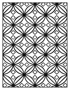 Coloriage adulte motifs geometriques art deco 6