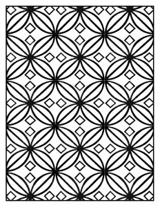Coloriage adulte motifs geometriques art deco 6
