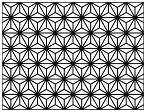 Coloriage adulte motifs geometriques art deco 9