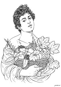 Garçon avec un panier de fruits (1593) – Le Caravage