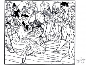 Henri de Toulouse Lautrec   Marcelle Lender dansant le boléro dans 'Chilpéric'