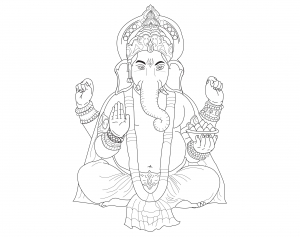 ganesh-Allan (Coloriage d'Inde & Bollywood)