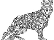 Coloriages Chiens