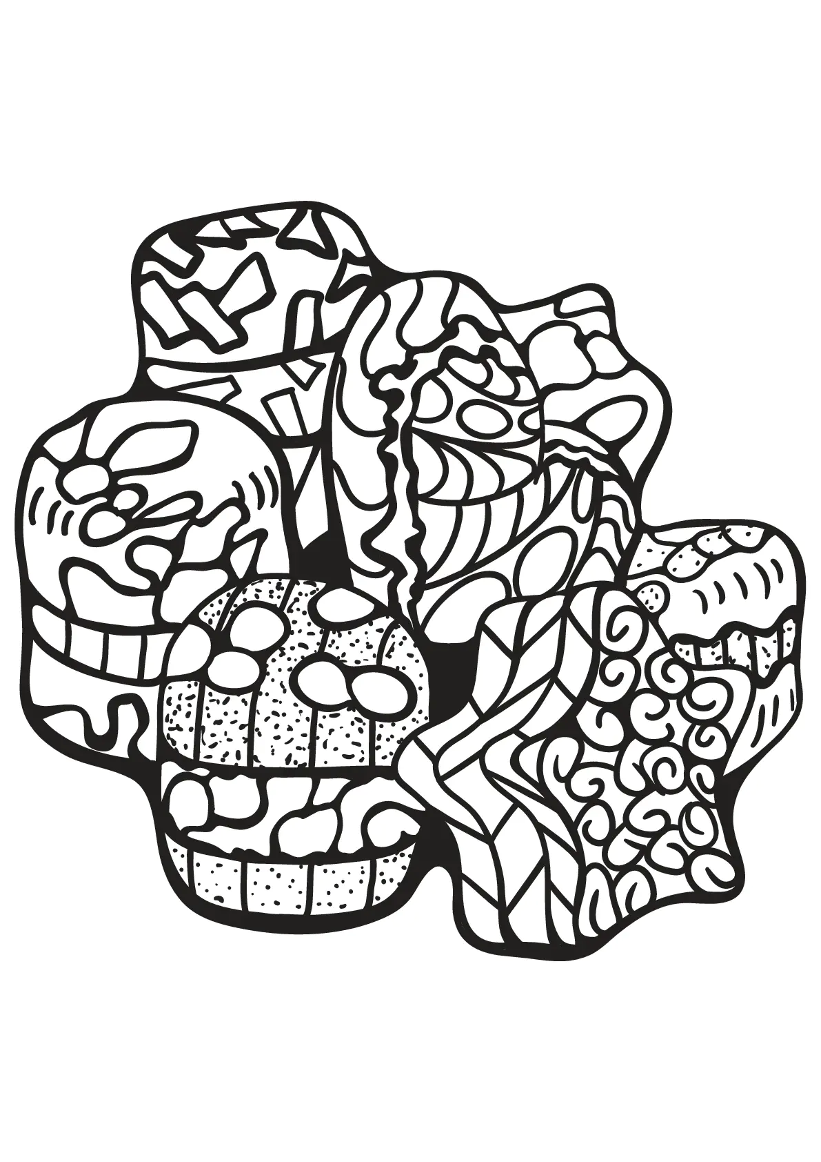 Livre gratuit cupcake - 10 (Coloriage de Cupcakes et gâteaux à imprimer pour adultes)