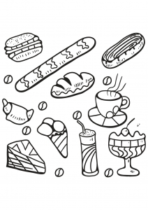 Coloriage livre gratuit cupcake 5