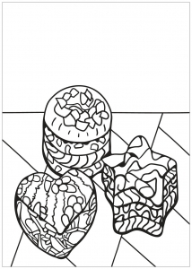 Coloriage livre gratuit cupcake 9