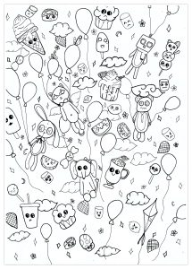 Coloriage de Glace à imprimer pour adultes : Doodle-par-chloe