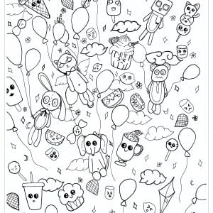 Coloriage d'un Doolde bien festif (Coloriage de Chloé)