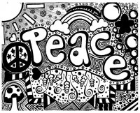 Coloriage de à imprimer pour adultes : Doodle-doodling-9