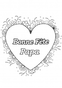 Coloriage de Fête des pères à imprimer pour adultes : Fete-des-peres-7