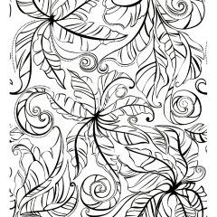 Coloriages de Fleurs et végétation à imprimer pour adultes