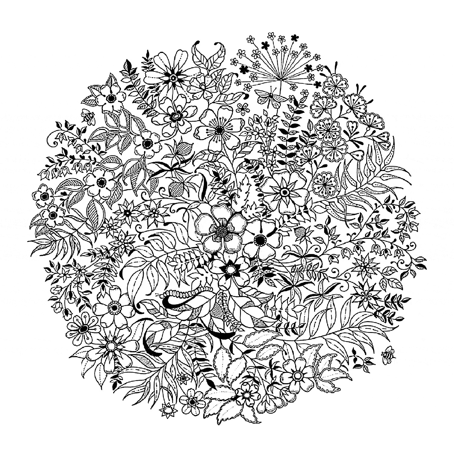 Mandala flowered