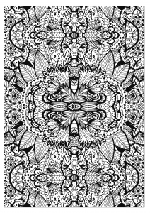 coloriage-adulte-tapis-de-fleurs-tres-complexe-par-valeriia-lelanina (Coloriage de valentin)
