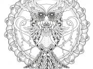 Coloriages Hiboux