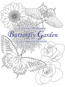 Coloriage livre beautiful garden