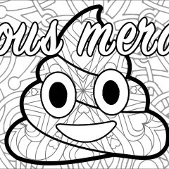 Coloriages d'Insultes et Gros mots pour déstresser (EN FRANCAIS) à imprimer pour adultes