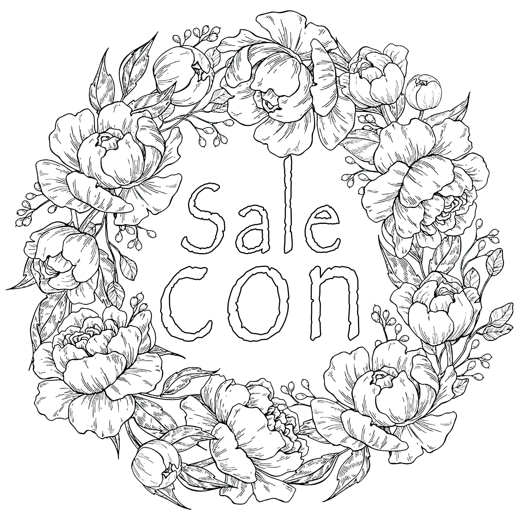 Insulte à colorier (pour décompresser) : Sale con (Insultes et Gros mots pour déstresser (EN FRANCAIS))