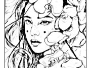Coloriages de Japon à imprimer pour adultes