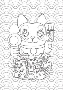 Maneki Neko et ses bébés