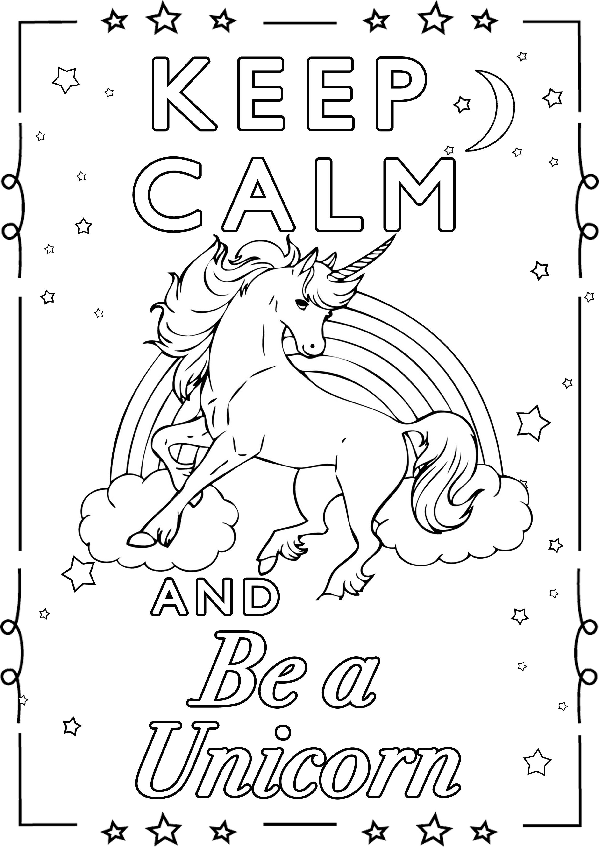 Keep Calm and Be a Unicorn (2).  : Elles existent ! c'est vrai !