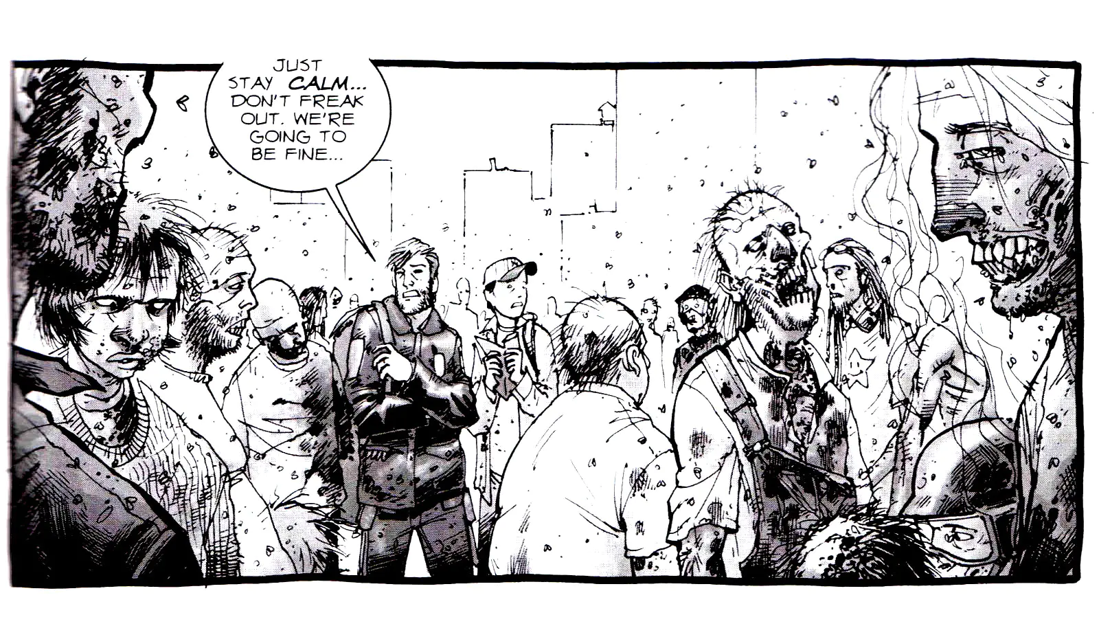 Walking dead (Coloriage de Livres et Comics à imprimer pour adultes)