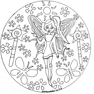coloriage-adulte-mandala-domandalas-fee