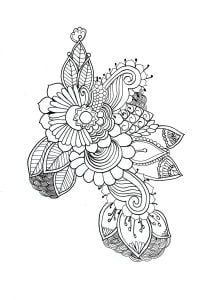 Coloriage mandala par chloe