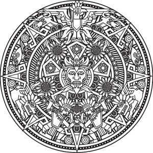 Mandala inspiration incas maya azteque Bigredlynx