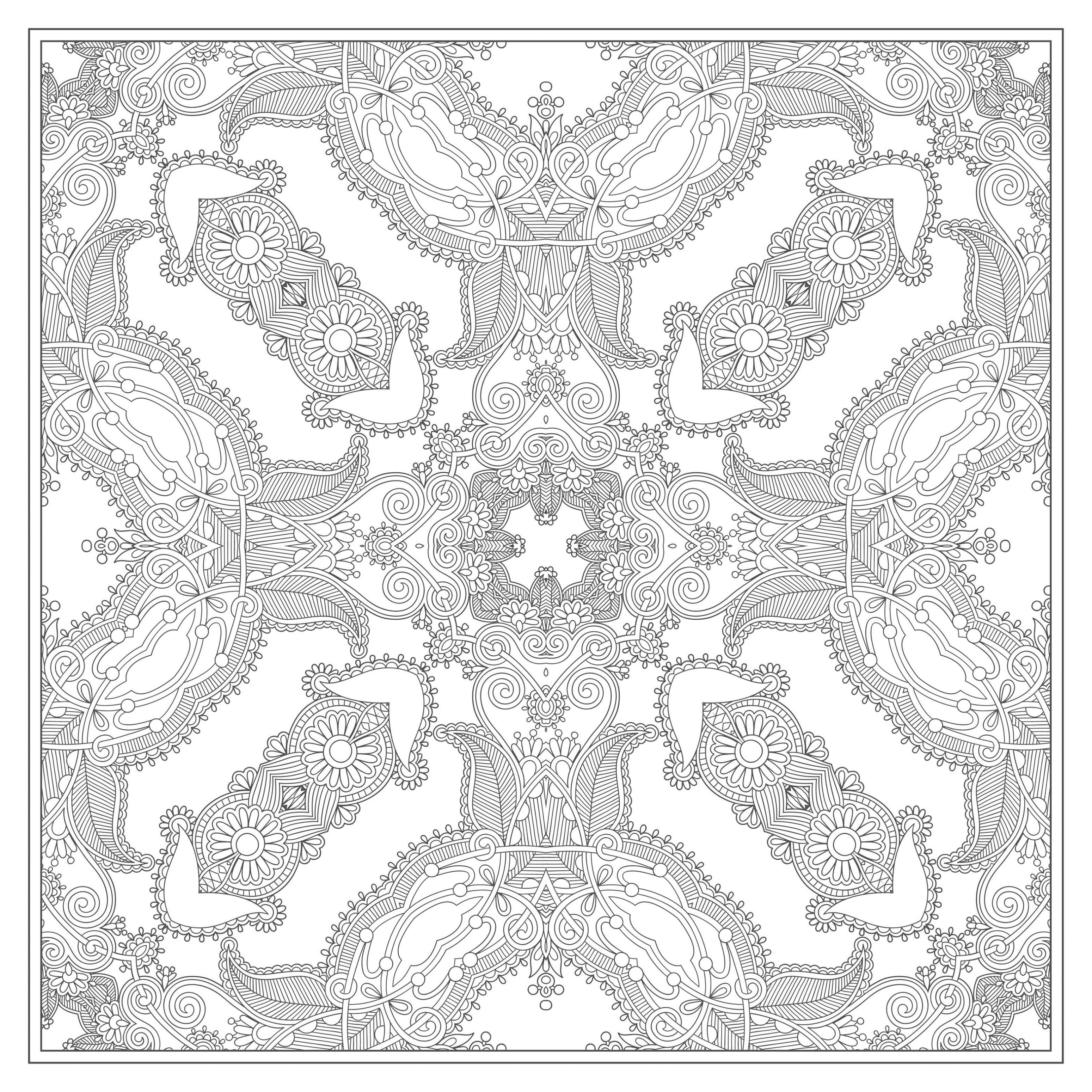 Mandala carre par karakotsya - 3 Mandala carre par karakotsya - 3