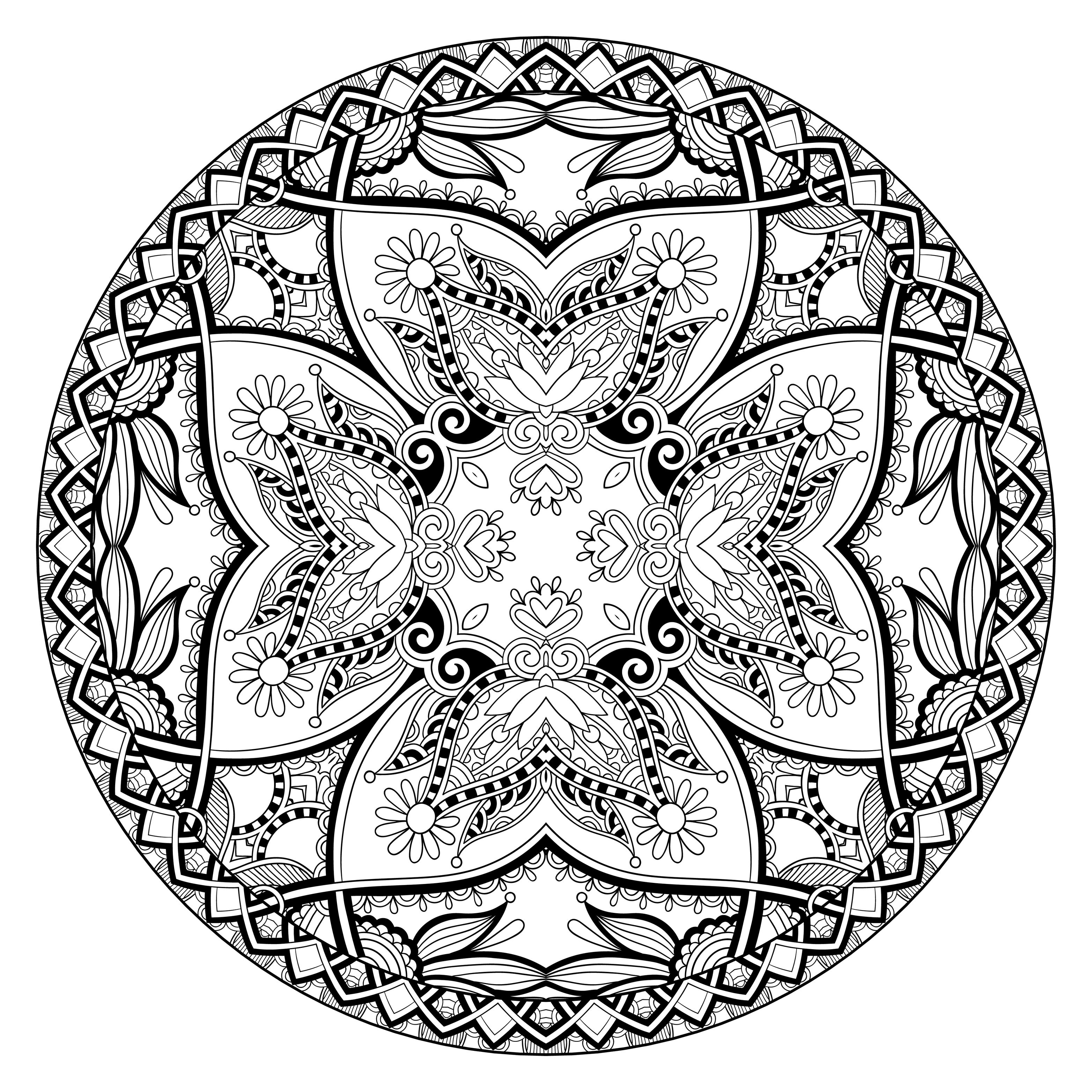 Mandala par karakotsya - 1 - Image avec : , 