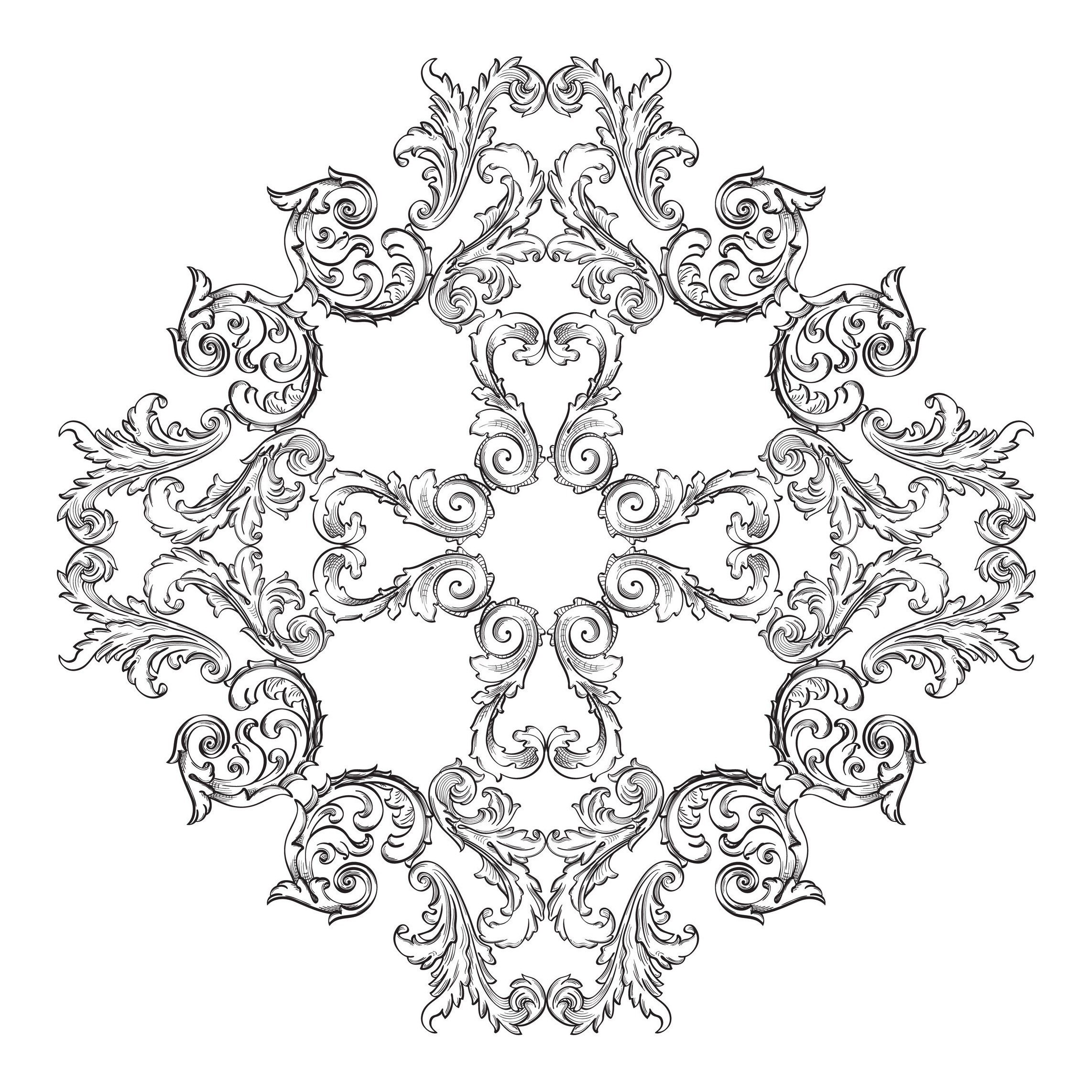Mandala style vintage par alexeii buravtsov