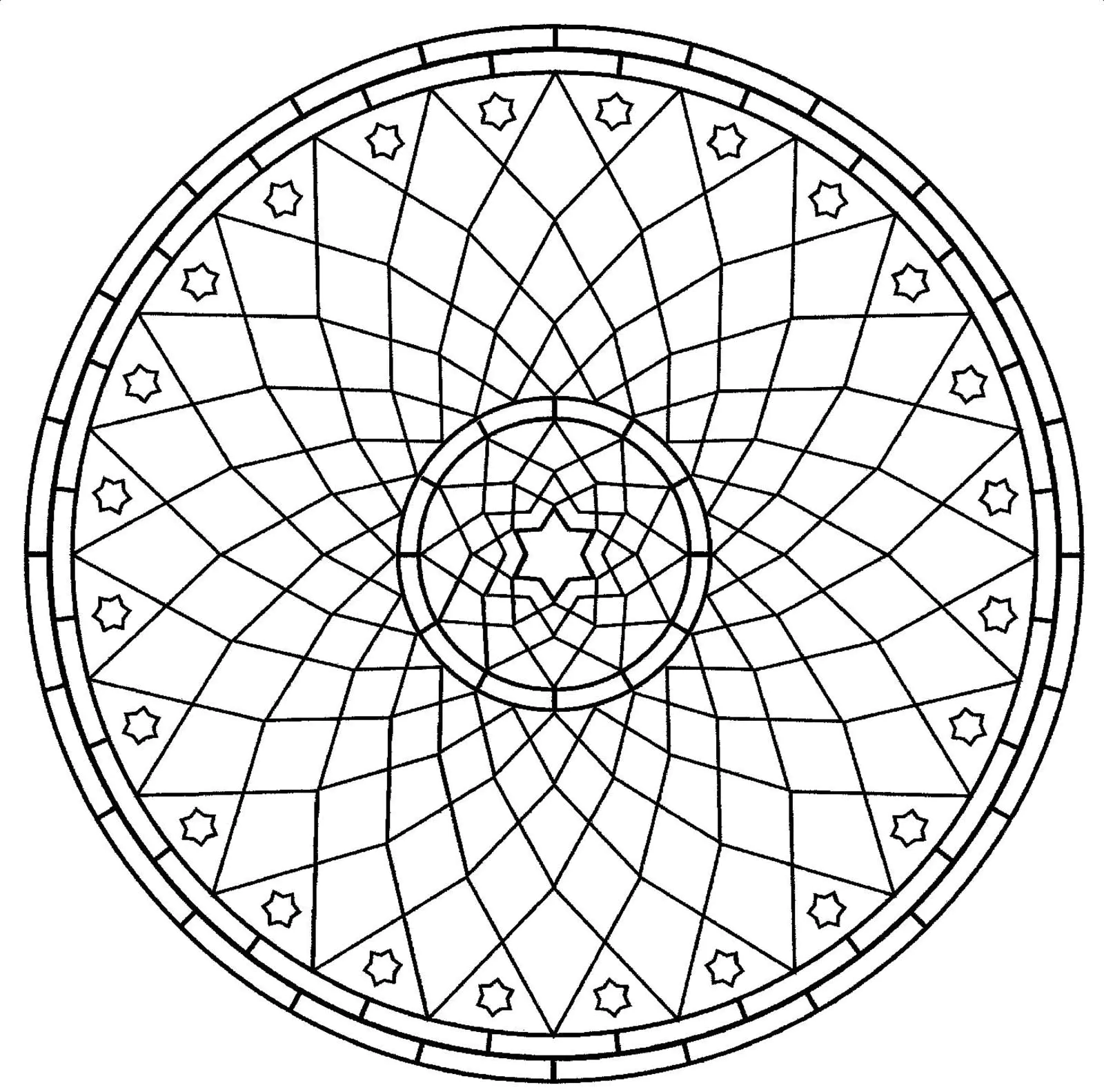 Mandala a telecharger - 5 (Coloriage à imprimer pour adultes)