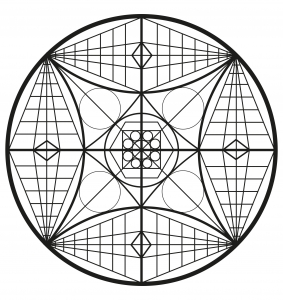 mandala complexe abstrait (Coloriage)