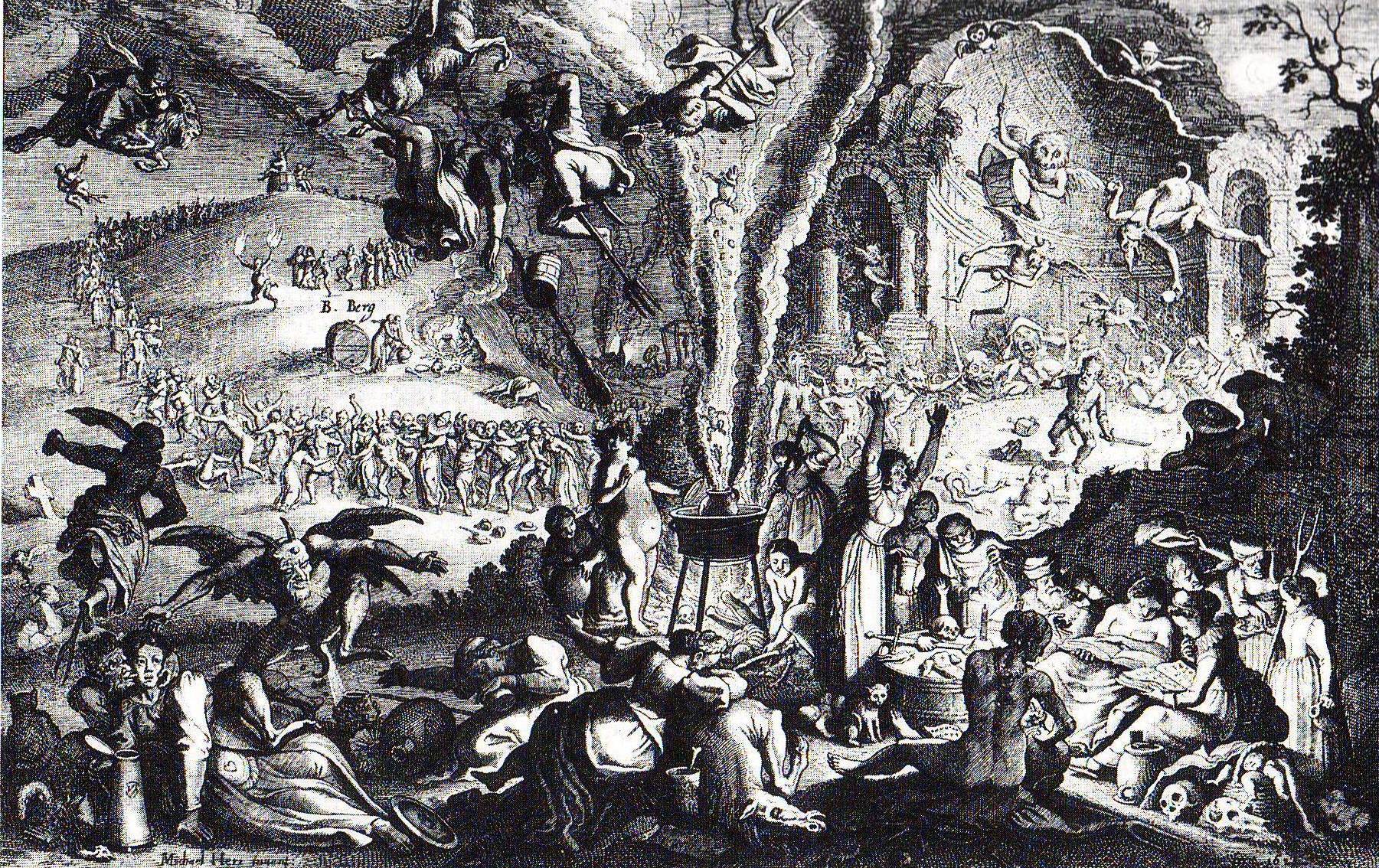 Représentation d'une scène de Sabbat de sorcières ! Représentation d'une scène de Sabbat de sorcières !