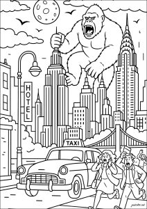 King Kong arrive à New York et est très énnervé