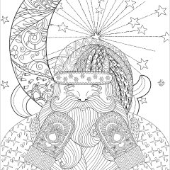 Coloriages de Noël à imprimer pour adultes