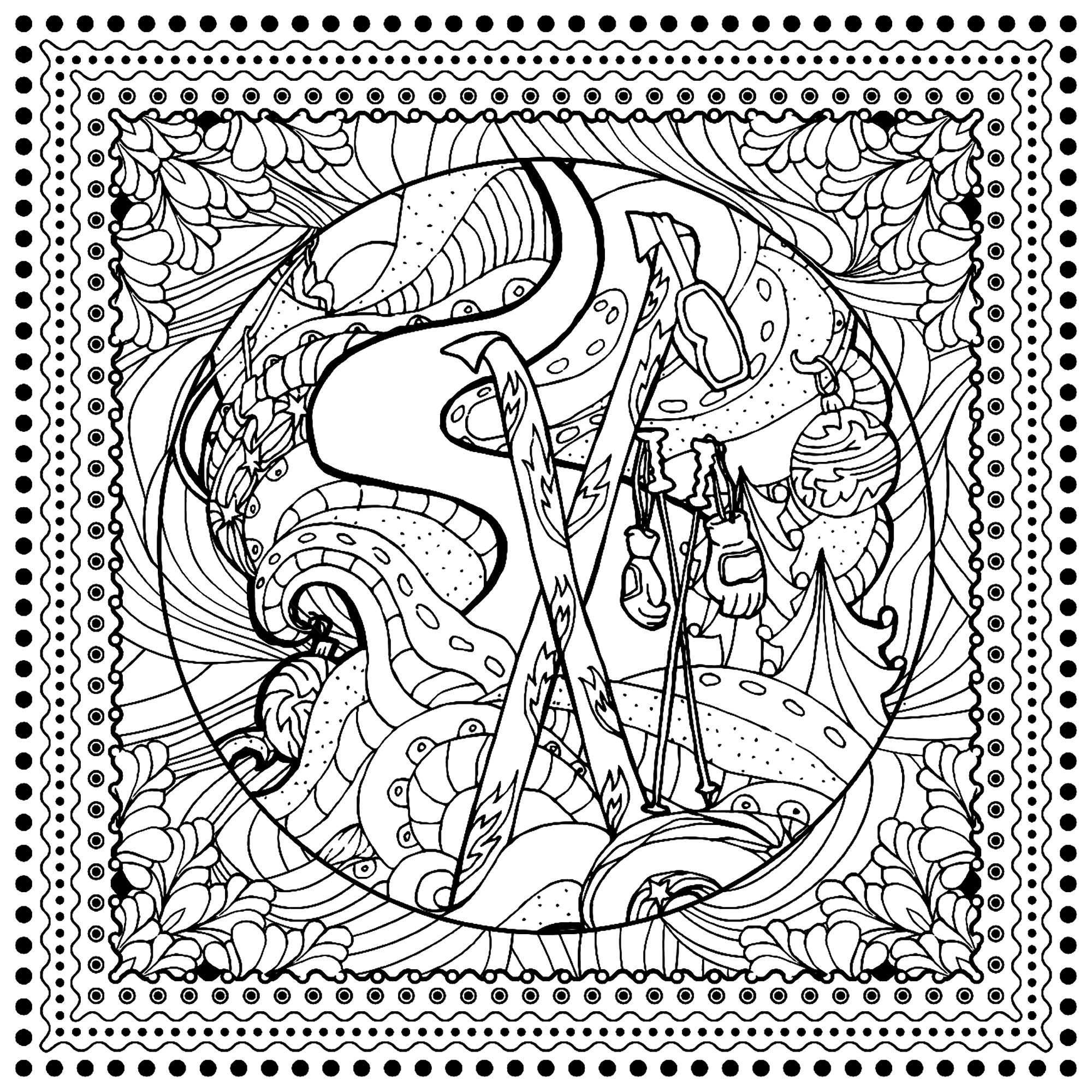 15 Coloriage D Hiver A Imprimer  Haut Coloriage HDImages et