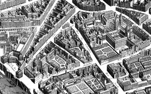 Coloriage plan paris quartier 1739