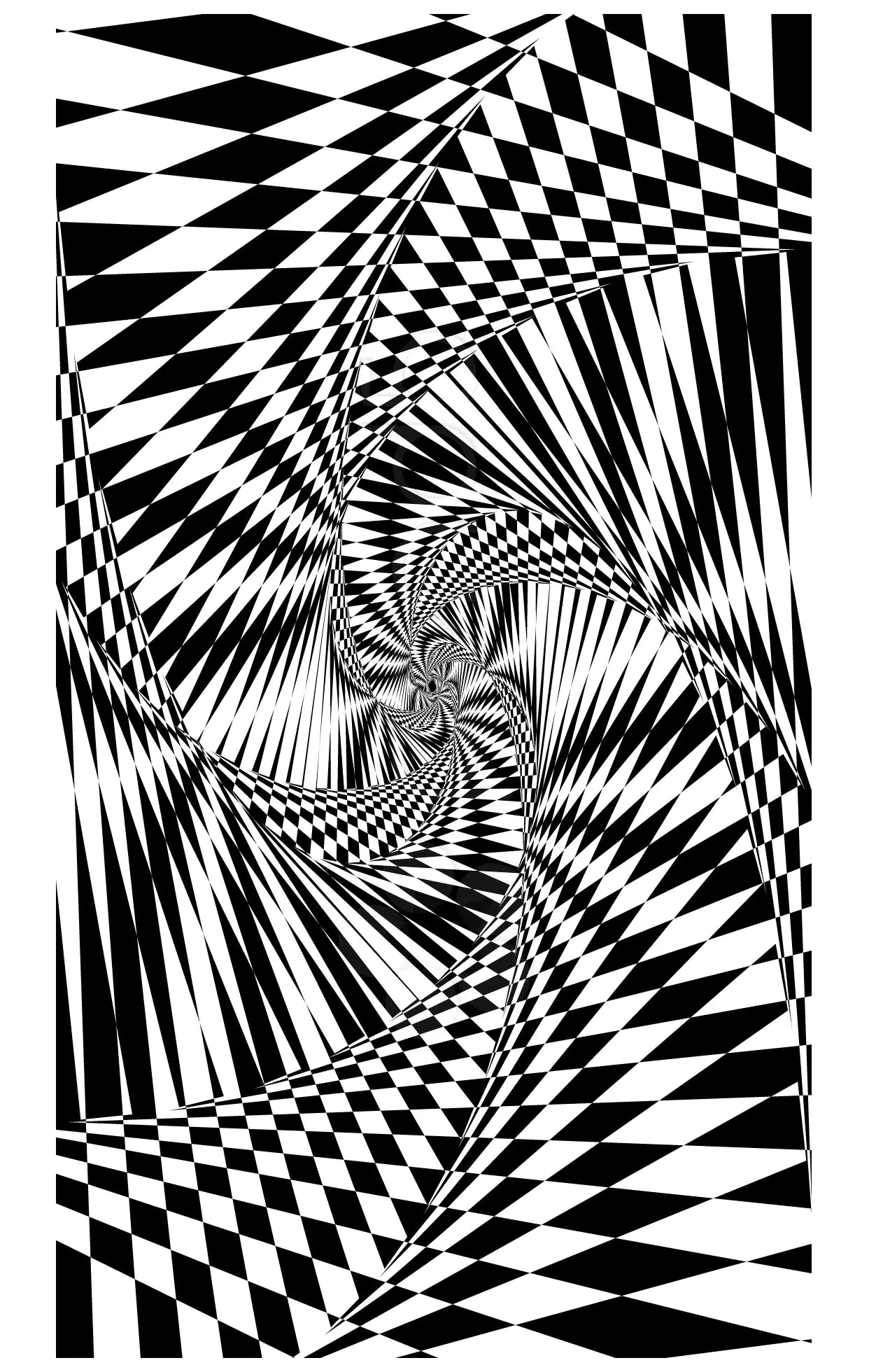 Psychedelique-1 (Coloriage à imprimer pour adultes)