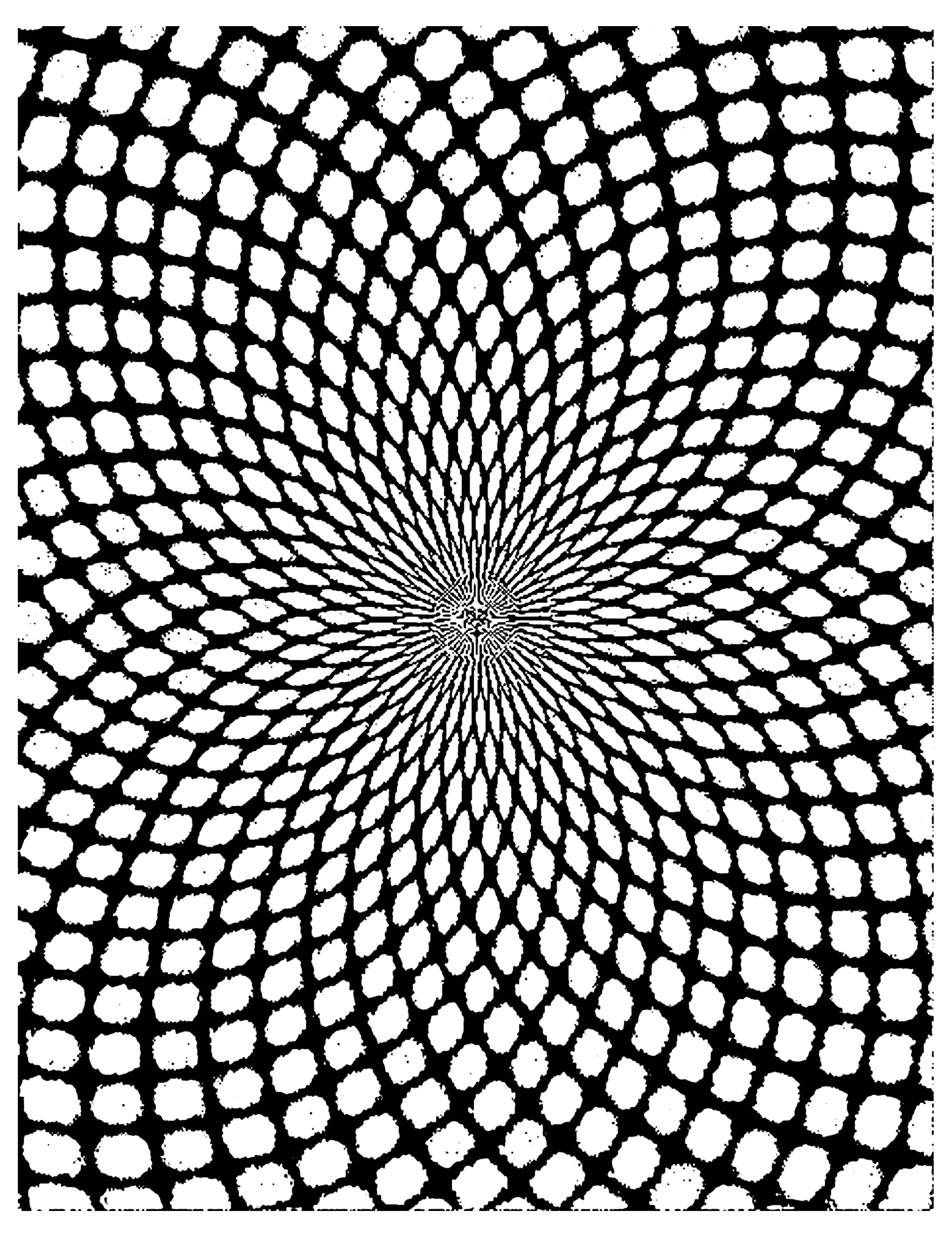 Psychedelique - 7 (Coloriage à imprimer pour adultes)