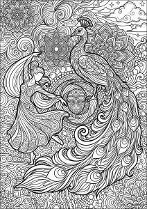 Danse et plumes hypnotiques