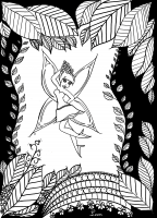 Coloriage de Leen Margot à imprimer pour adultes : Leen-margot-la-fee-de-la-foret